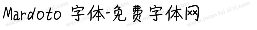 Mardoto 字体字体转换